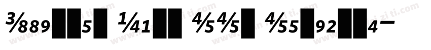 Whitney Narr SSm Semibold字体转换
